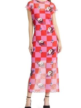 Dressed in Lala cosmic cowgirl mesh dress